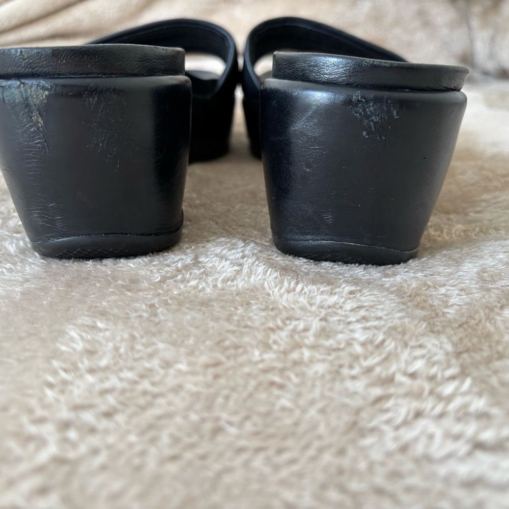 Prada Black Slide Sandals - Picture 4 of 8